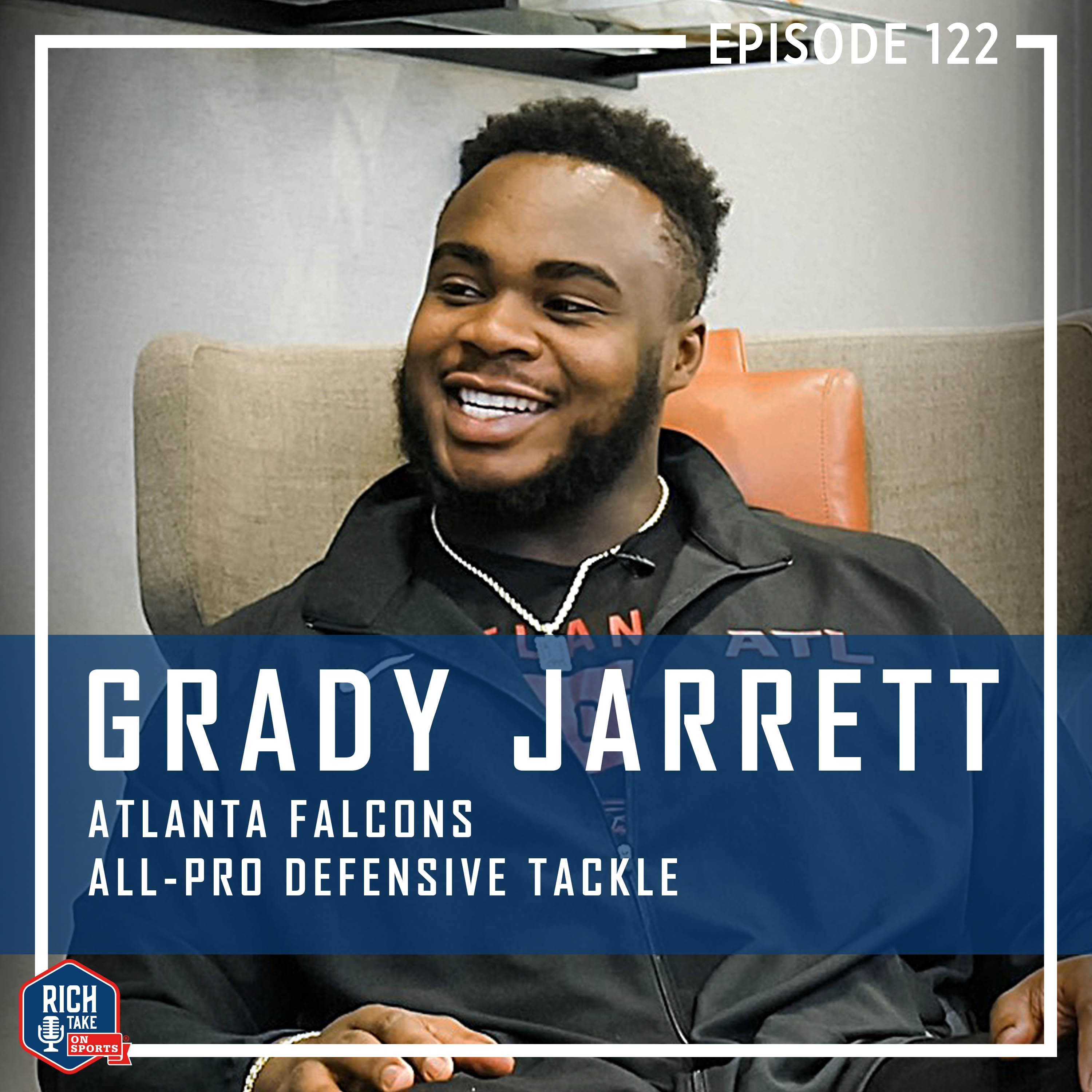 Grady Jarrett  All-Pro Atlanta Falcons Defensive Tackle - Rich Take On  Sports